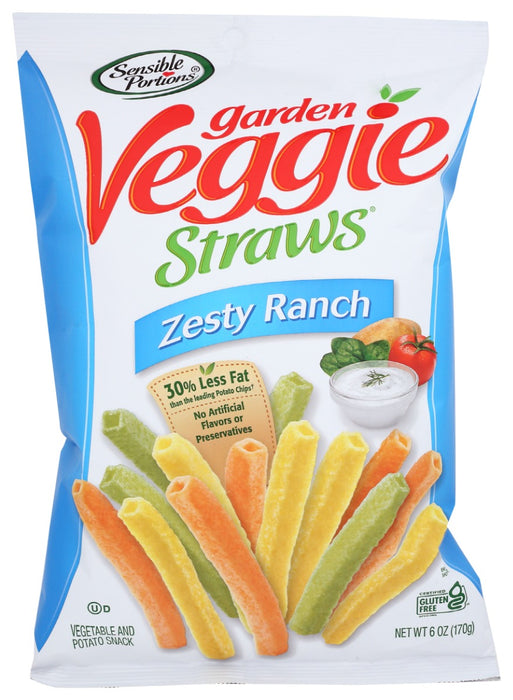 SENSIBLE PORTIONS: Veggie Straws Zesty Ranch, 7 oz