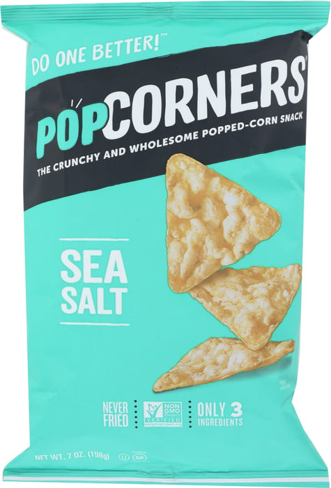 POPCORNERS: Sea Salt Popped Corn Snack, 7 oz