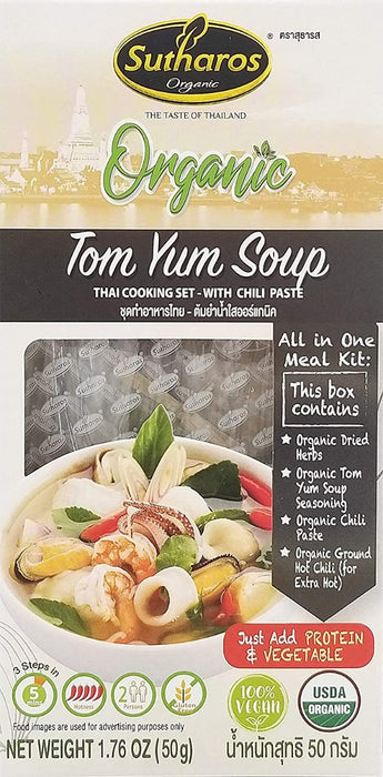 SUTHAROS: Organic Tom Yum Soup, 1.76 oz