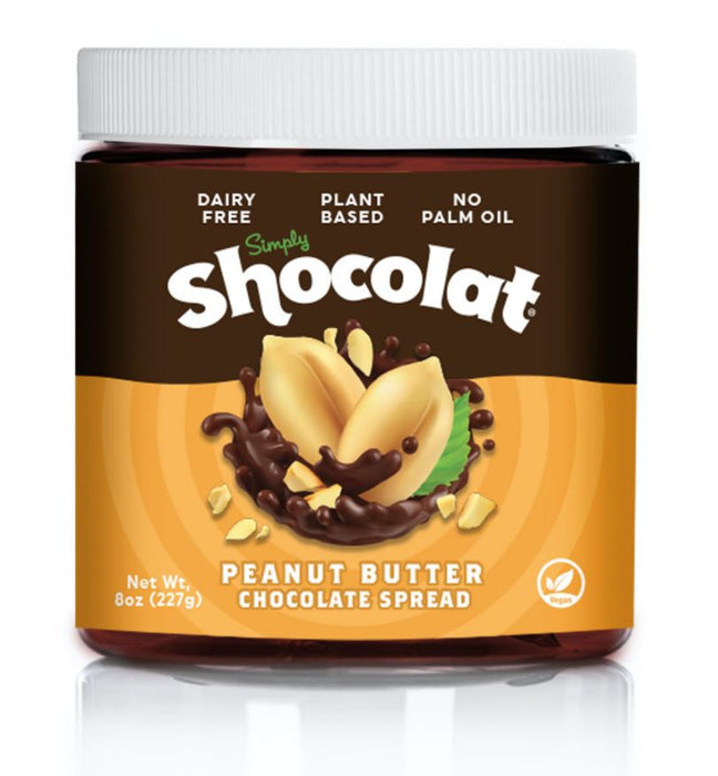 SHOCOLAT: Peanut Butter Chocolate Spread, 8 oz