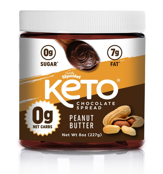 SHOCOLAT: Keto Chocolate Peanut Butter Spread, 8 oz