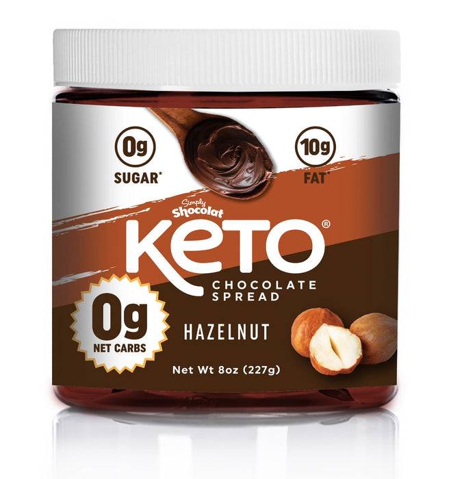 SHOCOLAT: Keto Hazelnut Chocolate Spread, 8 oz