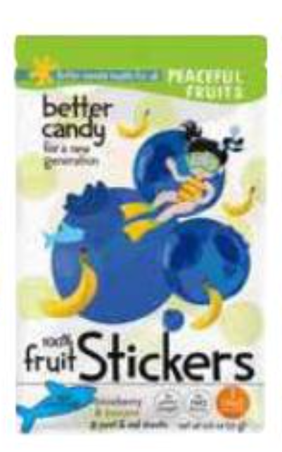 PEACEFUL FRUIT: Fruit Banana Blueberry, 0.6 oz