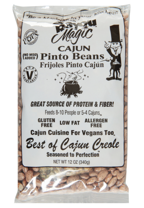 BAYOU MAGIC: Bean Cajun Pinto Hot, 12 OZ