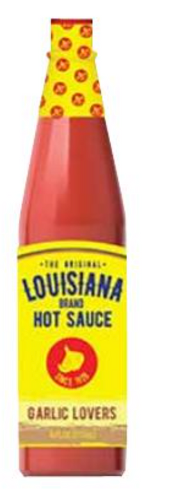 LOUISIANA BRAND: Sauce Hot Garlic Lovers, 6 fo