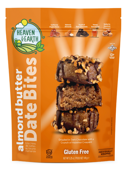 HEAVEN AND EARTH: Bites Cchip Nut & Date, 5.25 OZ