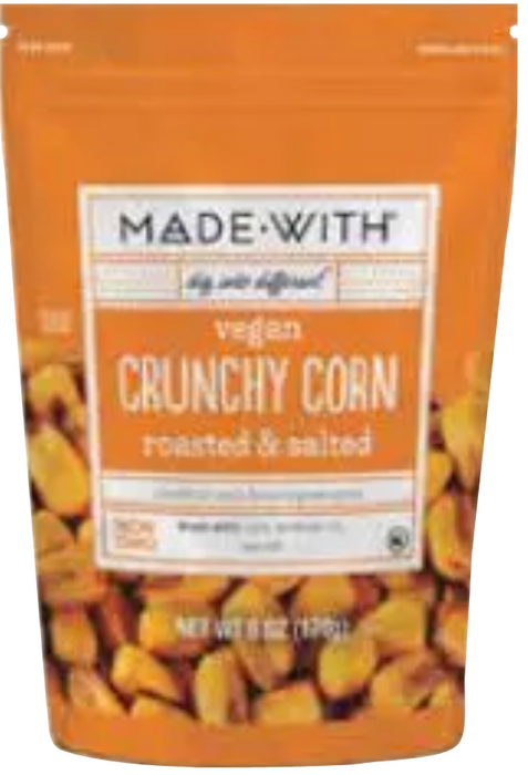 MADE WITH: Corn Crunchy Rst Sltd, 6 oz