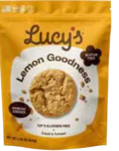 LUCY'S: Cookies Lemon, 4.25 oz