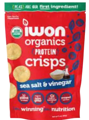 IWON ORGANICS: Crisps Prtn Sea Slt Vngr, 3 oz
