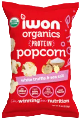 IWON ORGANICS: Popcorn Prtn Wht Trfl Ss, 4 oz