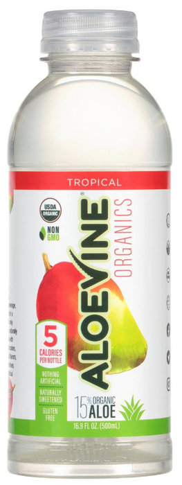 ALOEVINE: Bev Aloe Tropical, 16.9 fo
