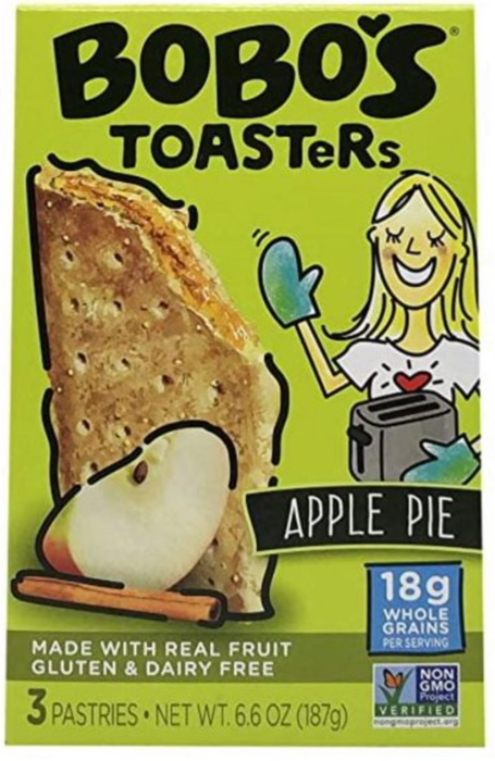 BOBOS OAT BARS: Apple Pie Pastry 3Pk, 6.6 oz