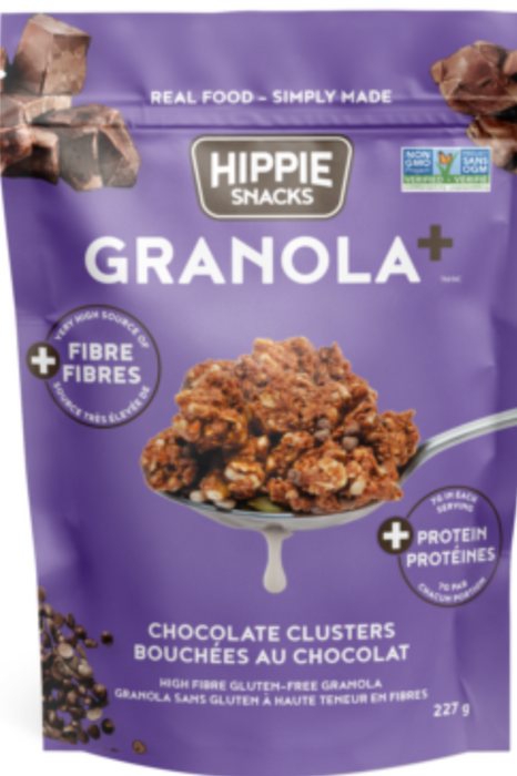 HIPPIE SNACKS: Granola Chocolate, 8 oz