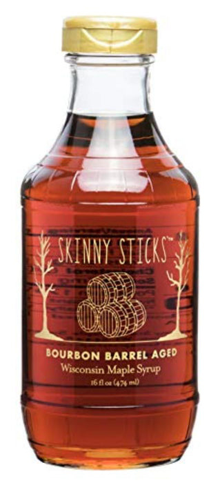 SKINNY STICK: Bourbon Barrel Aged Maple Syrup, 16 fo