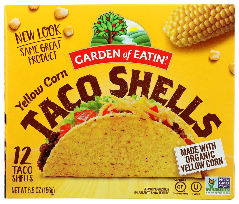 GARDEN OF EATIN: Yellow Taco Shells, 5.5 oz