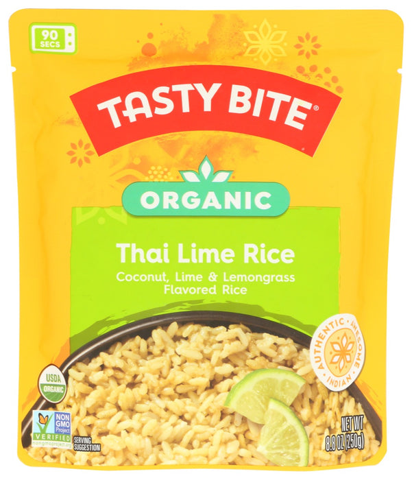 TASTY BITE: Organic Thai Lime Rice, 8.8 oz