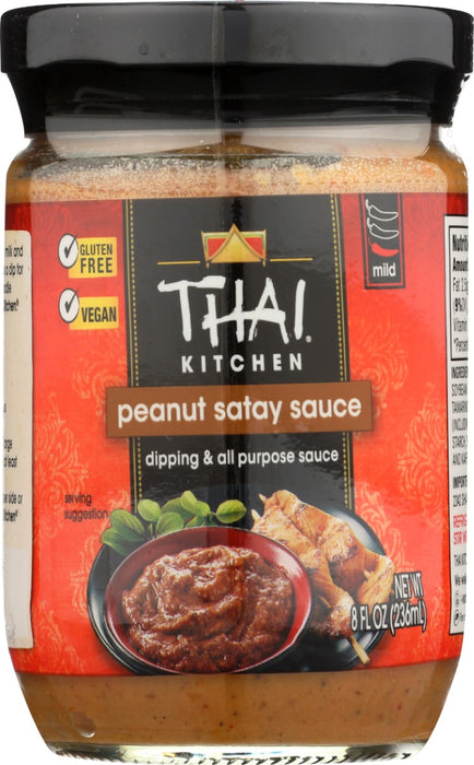 THAI KITCHEN: Gluten Free Peanut Satay Sauce, 8 oz