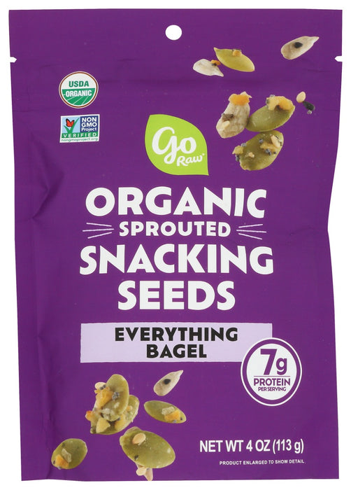 GO RAW: Everything Bagel Snacking Seeds, 4 oz