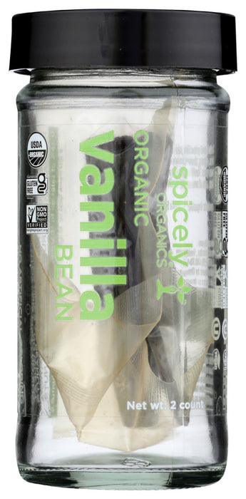 SPICELY ORGANICS: Organic Vanilla Bean Jar, 2 pc