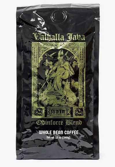 VALHALLA JAVA: Odinforce Blend Whole Bean Coffee, 12 oz