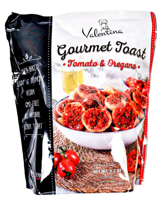 VALENTINA: Crispbread Tomato Oregano, 5.3 oz