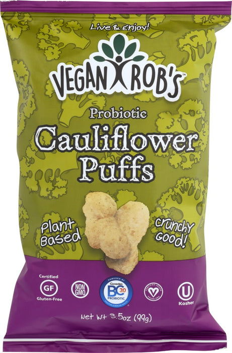 VEGANROBS: Cauliflower Puffs, 3.5 oz