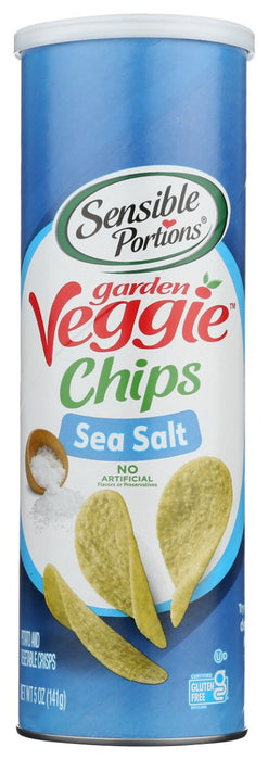 SENSIBLE PORTIONS: Sea Salt Veggie Stacked Chips, 5 oz