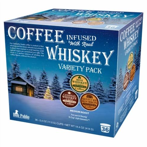 DON PABLO: Whiskey Infused Coffee Variety Pack, 36 ea