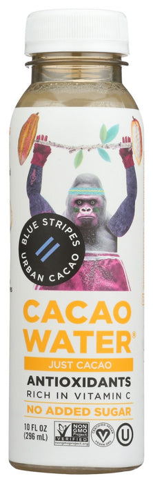 BLUE STRIPES: Cacao Water Just Cacao, 10 fo