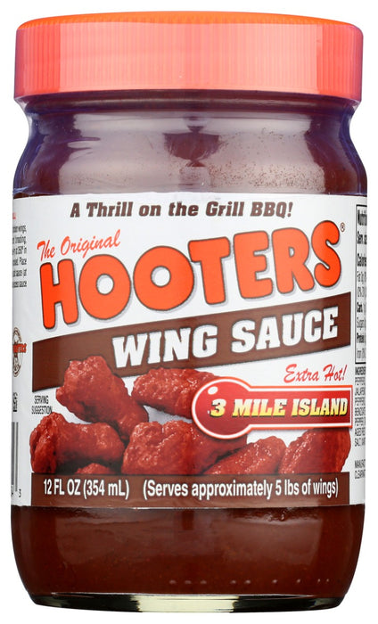 HOOTERS: Wing Sauce 3 Mile Island, 12 oz