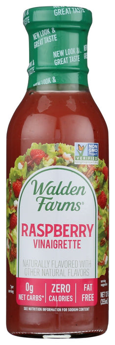 WALDEN FARMS: Raspberry Vinaigrette Zero Calorie Dressing, 12 fo