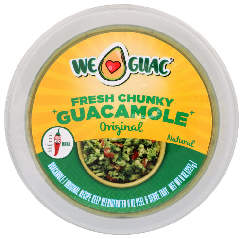 WE GUAC: Fresh Chunky Guacamole Original, 8 oz
