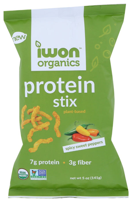 IWON ORGANICS: Spicy Sweet Peppers Flavor Snack Stix, 5 oz