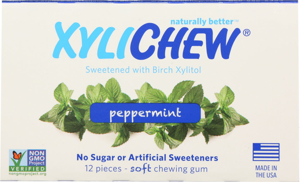 XYLICHEW: Peppermint Gum, 12 pc