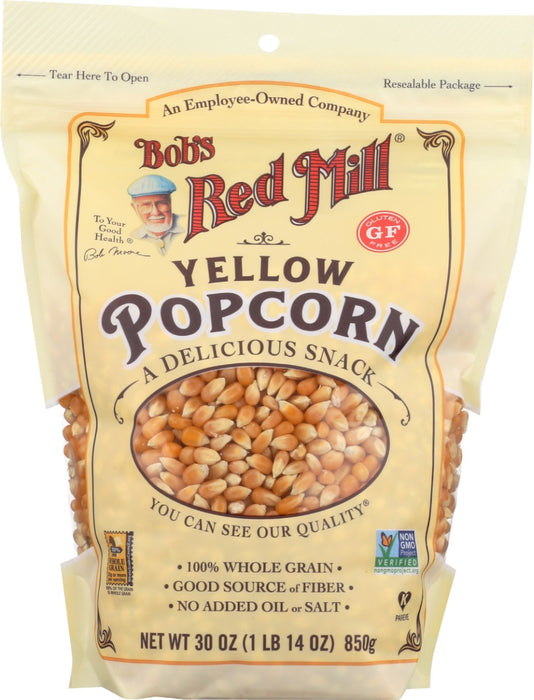 BOBS RED MILL: Yellow Popcorn, 30 oz