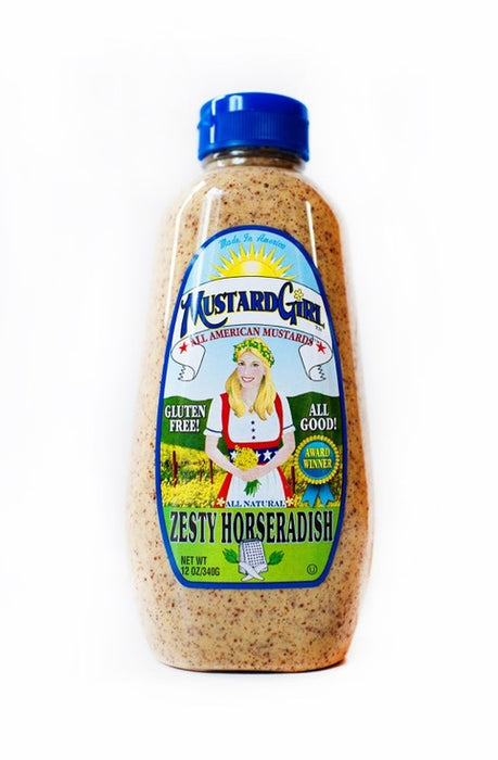 MUSTARD GIRL: Zesty Horseradish, 12 oz