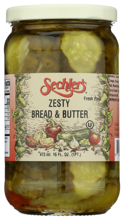 SECHLERS: Zesty Bread and Butter, 16 oz